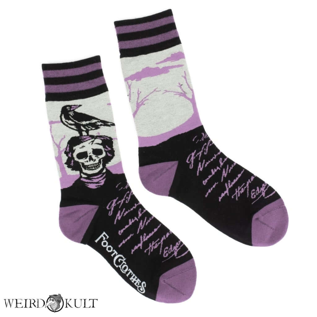 Footclothes The Raven Poe Socks Sokker