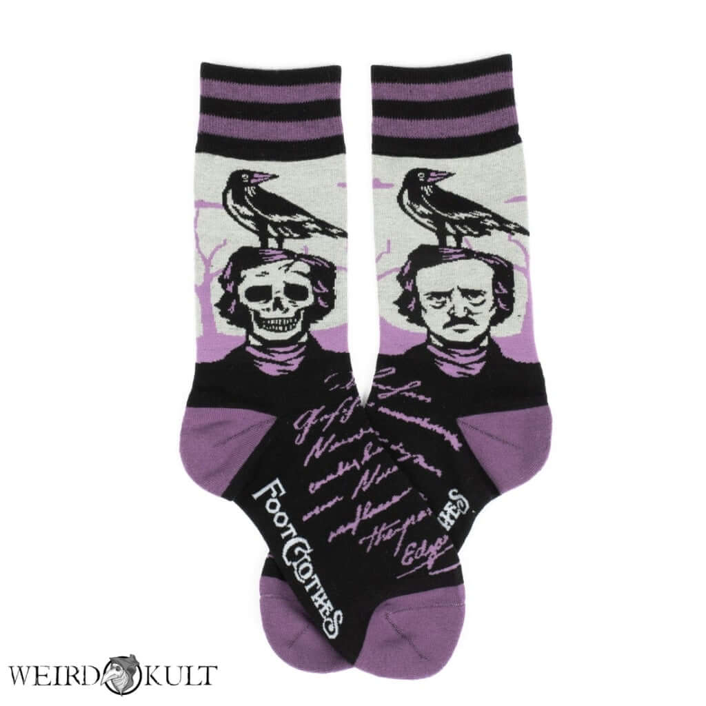 Footclothes The Raven Poe Socks Sokker