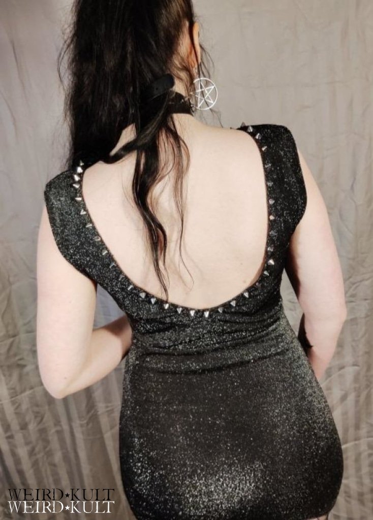 Glitter Dress With Studs