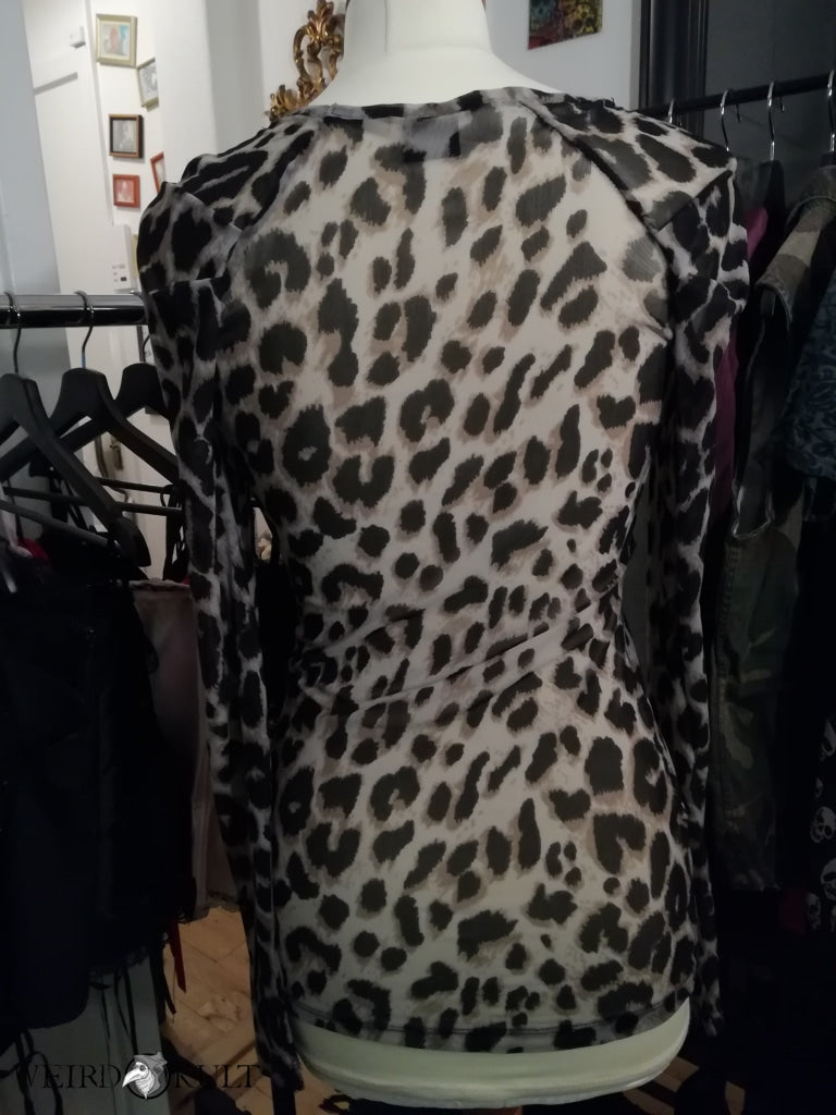 Leopard Mesh Shirt