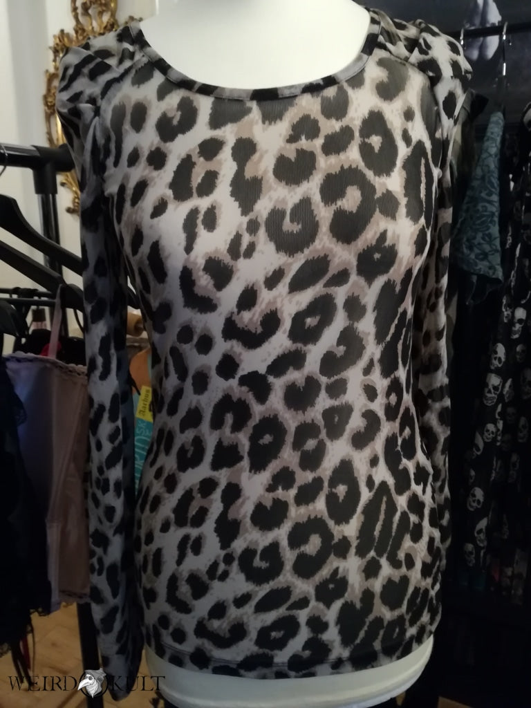 Leopard Mesh Shirt