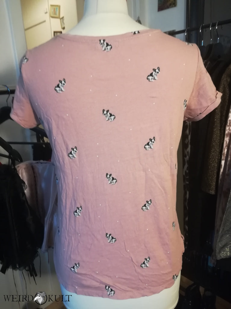Light Pink T-Shirt With Dogs