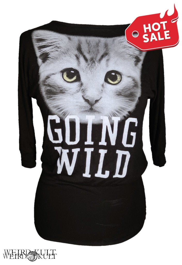 Long Sleeve Cat Shirt