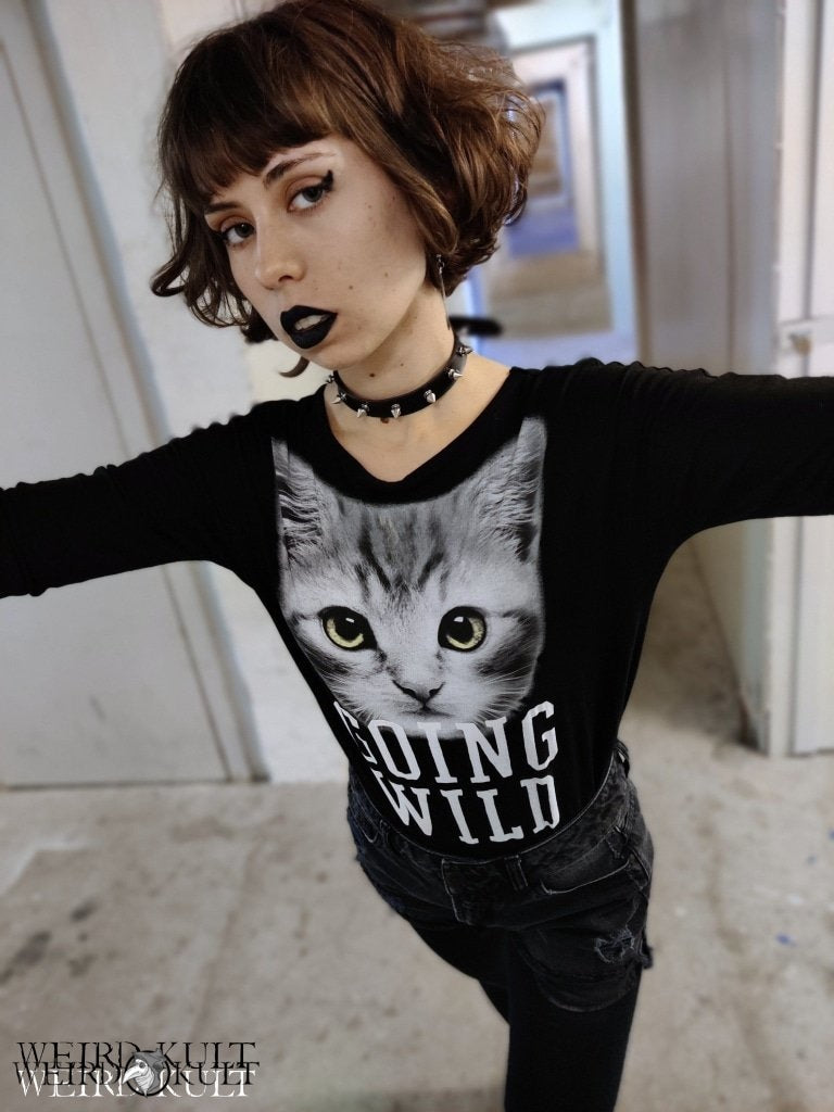 Long Sleeve Cat Shirt