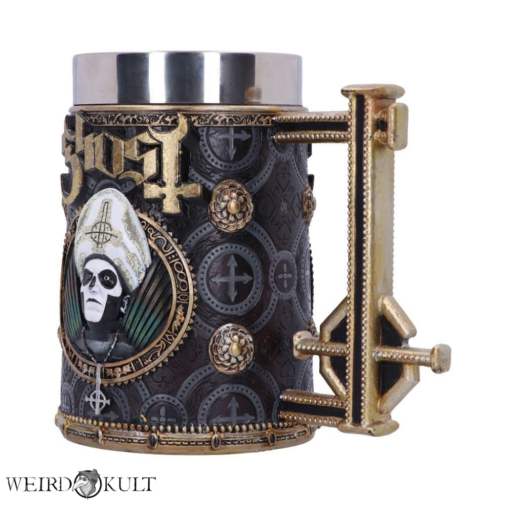 Officially Licensed Ghost Papa Emeritus Iii Gold Tankard Krus