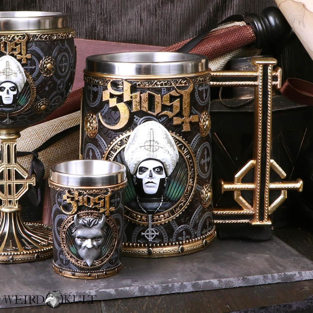 Officially Licensed Ghost Papa Emeritus Iii Gold Tankard Krus