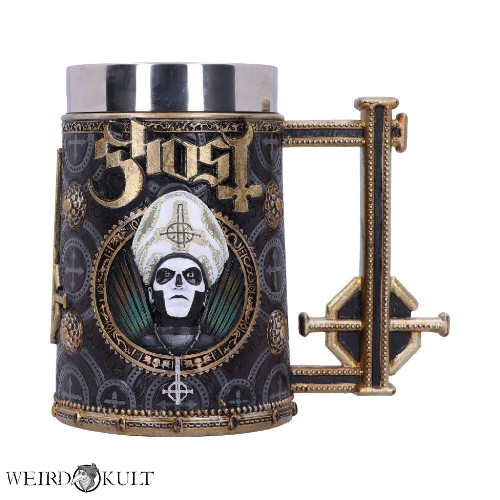 Officially Licensed Ghost Papa Emeritus Iii Gold Tankard Krus