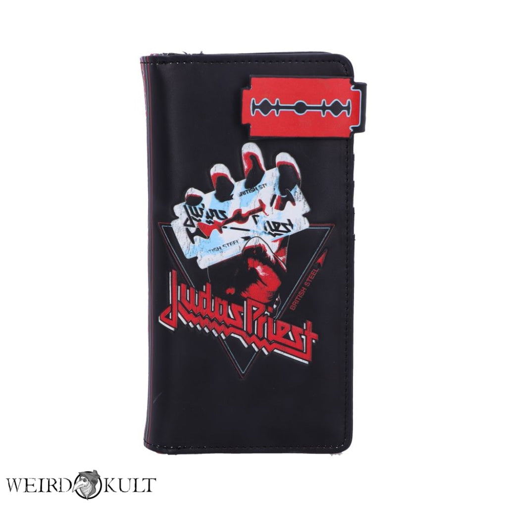 Officially Licensed Judas Priest British Steel Embossed Purse Håndtasker Pengepunge Og Holdere