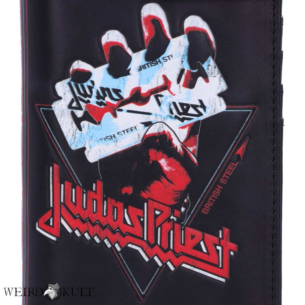 Officially Licensed Judas Priest British Steel Embossed Purse Håndtasker Pengepunge Og Holdere