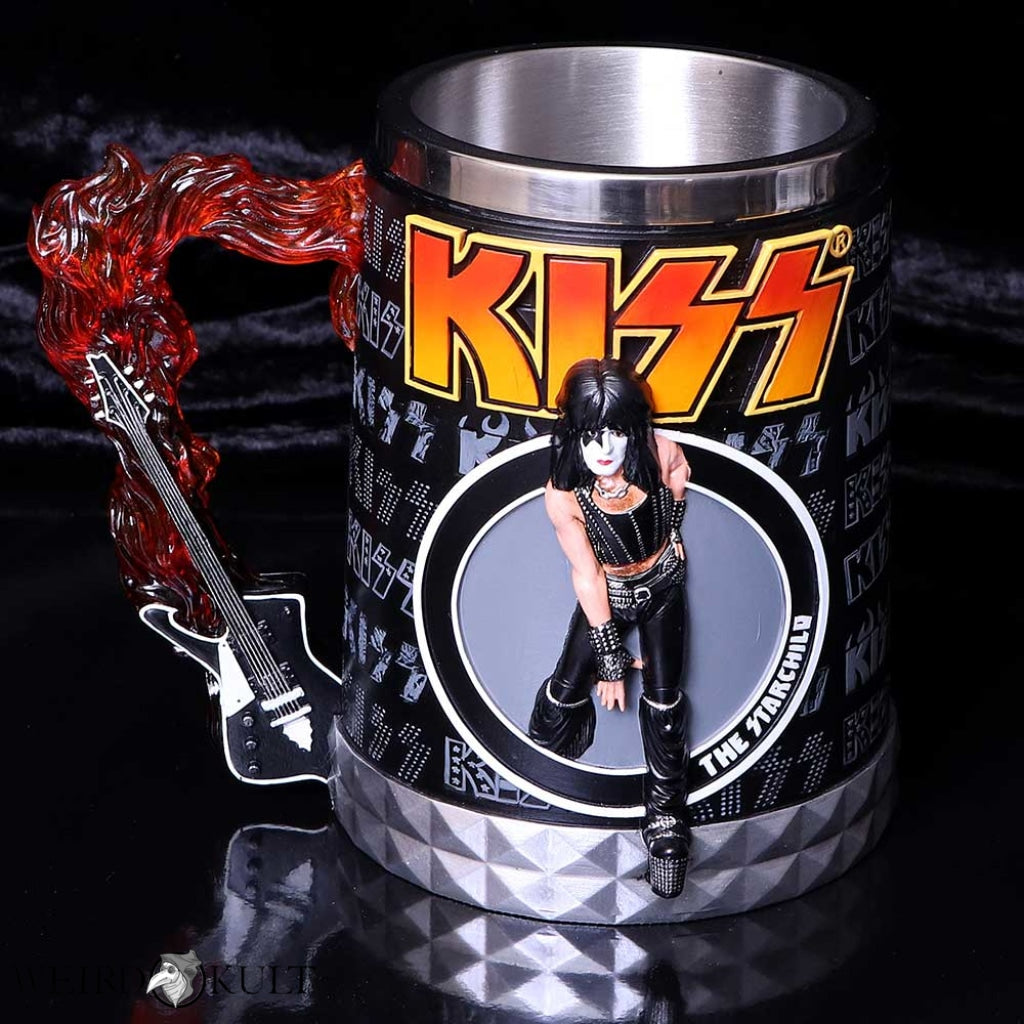 Officially Licensed Kiss Flame Range Paul Stanley The Starchild Tankard Krus