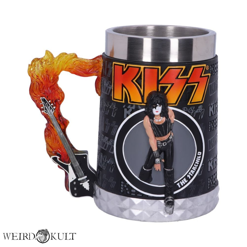 Officially Licensed Kiss Flame Range Paul Stanley The Starchild Tankard Krus