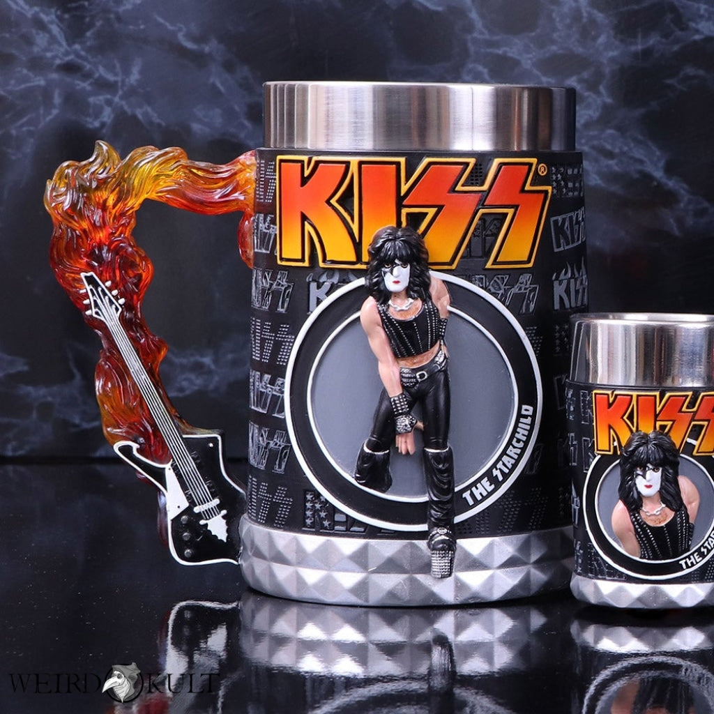 Officially Licensed Kiss Flame Range Paul Stanley The Starchild Tankard Krus