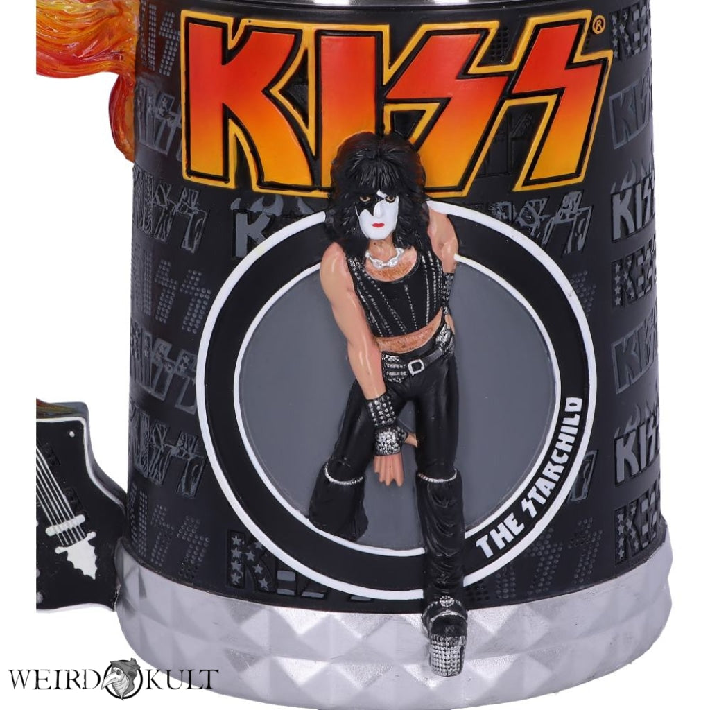 Officially Licensed Kiss Flame Range Paul Stanley The Starchild Tankard Krus