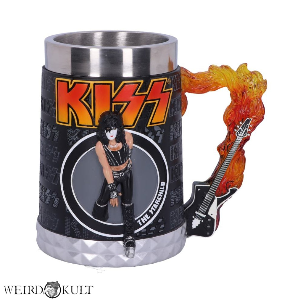 Officially Licensed Kiss Flame Range Paul Stanley The Starchild Tankard Krus