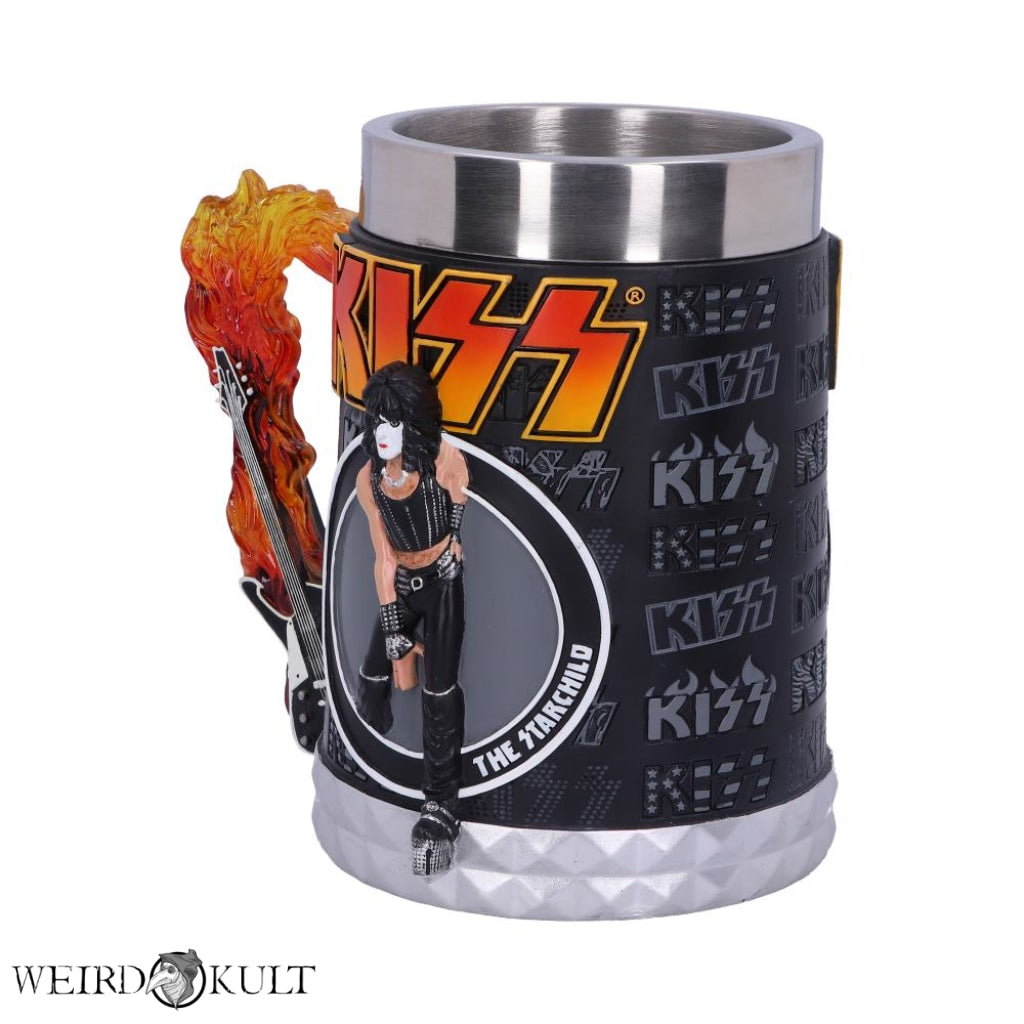 Officially Licensed Kiss Flame Range Paul Stanley The Starchild Tankard Krus