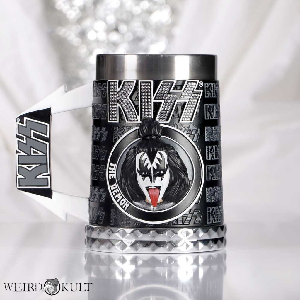 Officially Licensed Kiss Glam Range Gene Simmons The Demon Tankard Krus