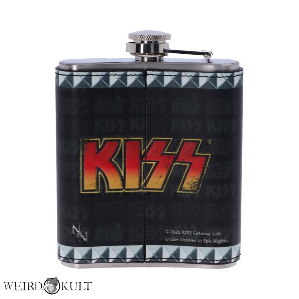 Officially Licensed Kiss The Starchild Hip Flask Lommelærke