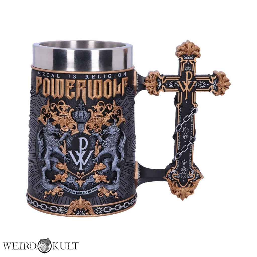 Officially Licensed Powerwolf Metal Is Religion Tankard Krus