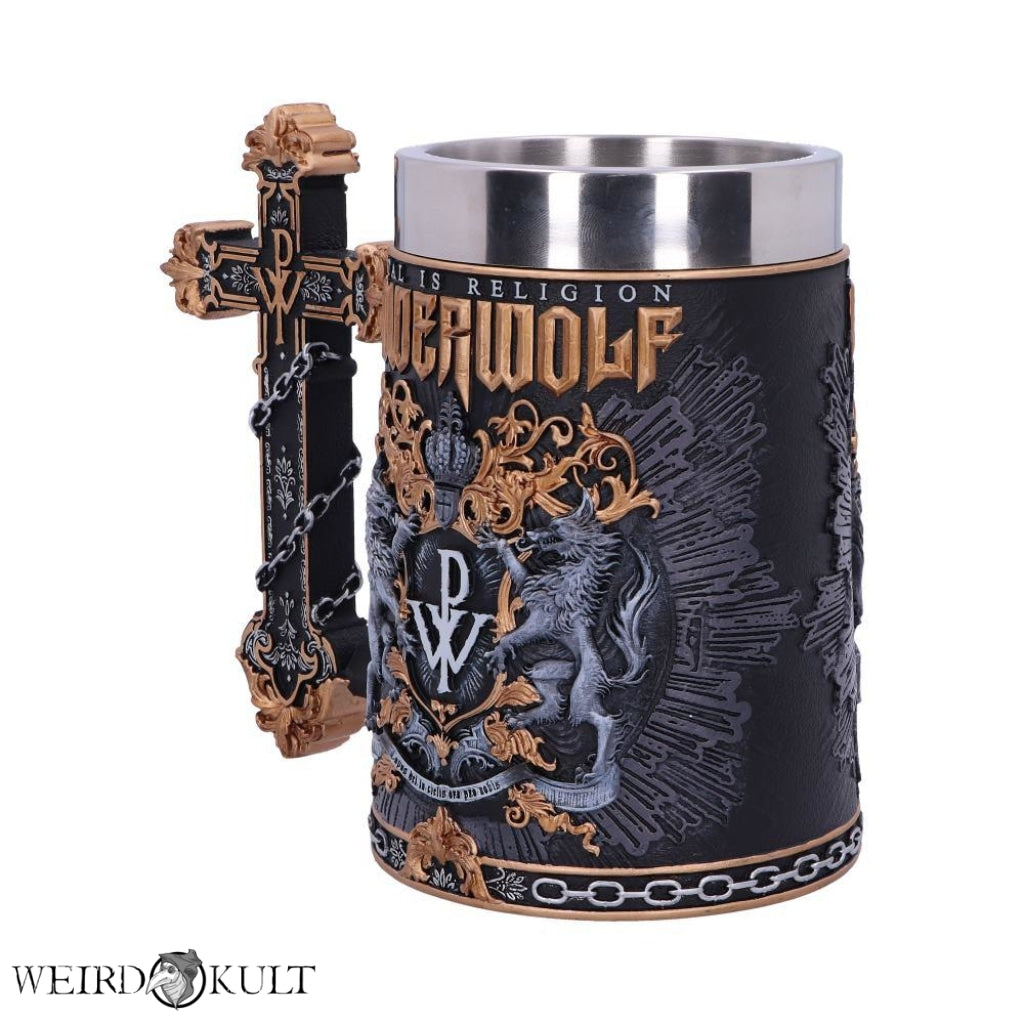 Officially Licensed Powerwolf Metal Is Religion Tankard Krus