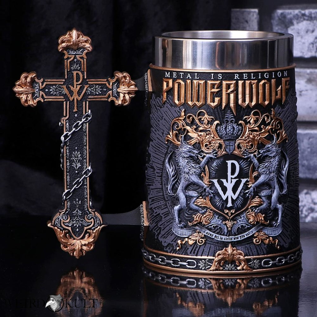 Officially Licensed Powerwolf Metal Is Religion Tankard Krus