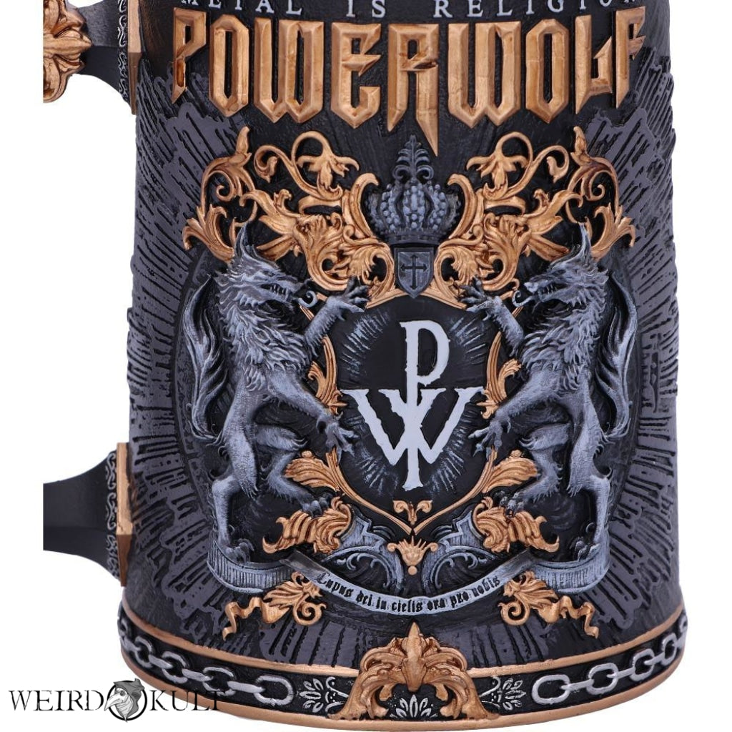 Officially Licensed Powerwolf Metal Is Religion Tankard Krus