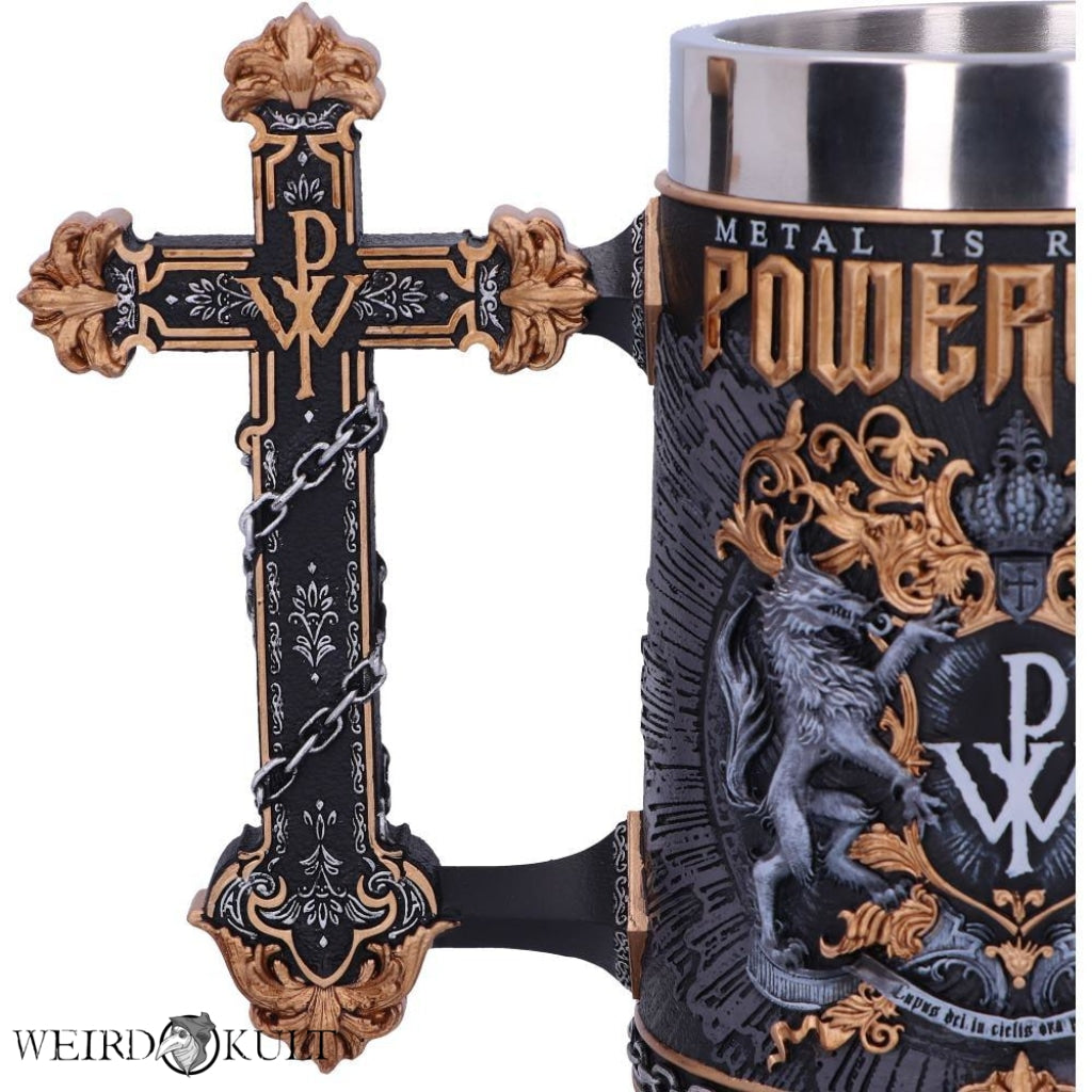 Officially Licensed Powerwolf Metal Is Religion Tankard Krus