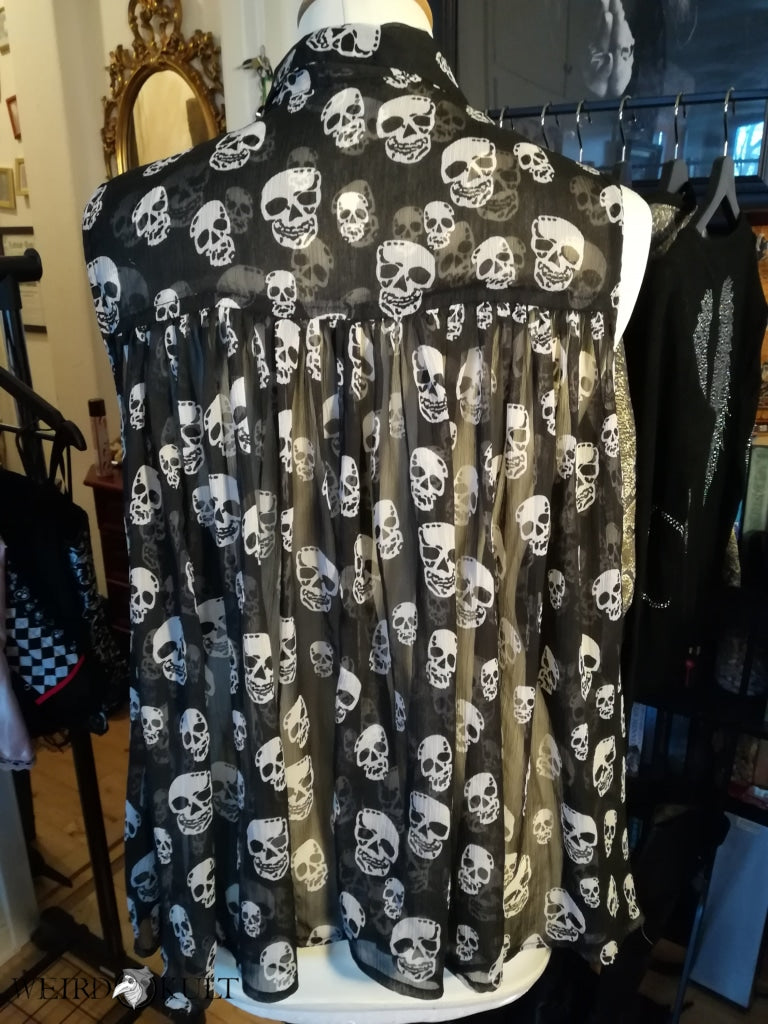 Seethrough Skull Shirt