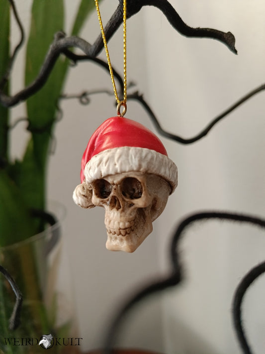 Silent Night Skull Hanging Ornament Julekugler