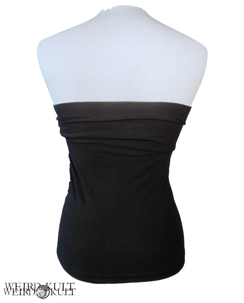 Tops - Strapless Skull Top