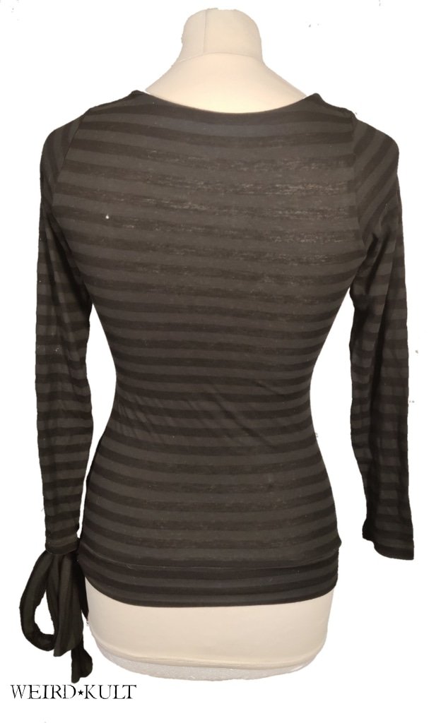 Striped Long-sleeve With Adjustable Band