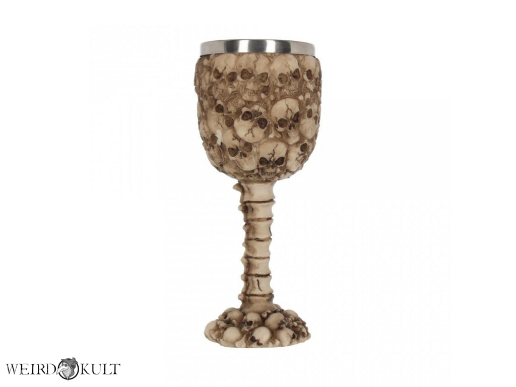 Vampire Soul Goblet With Skulls Vinglas Pynt