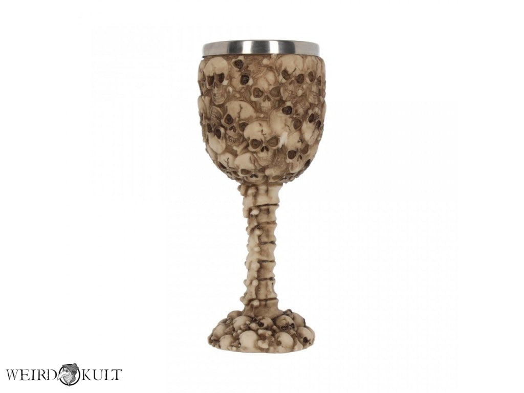 Vampire Soul Goblet With Skulls Vinglas Pynt