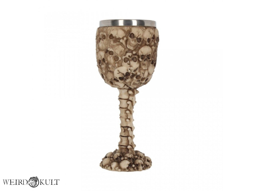 Vampire Soul Goblet With Skulls Vinglas Pynt