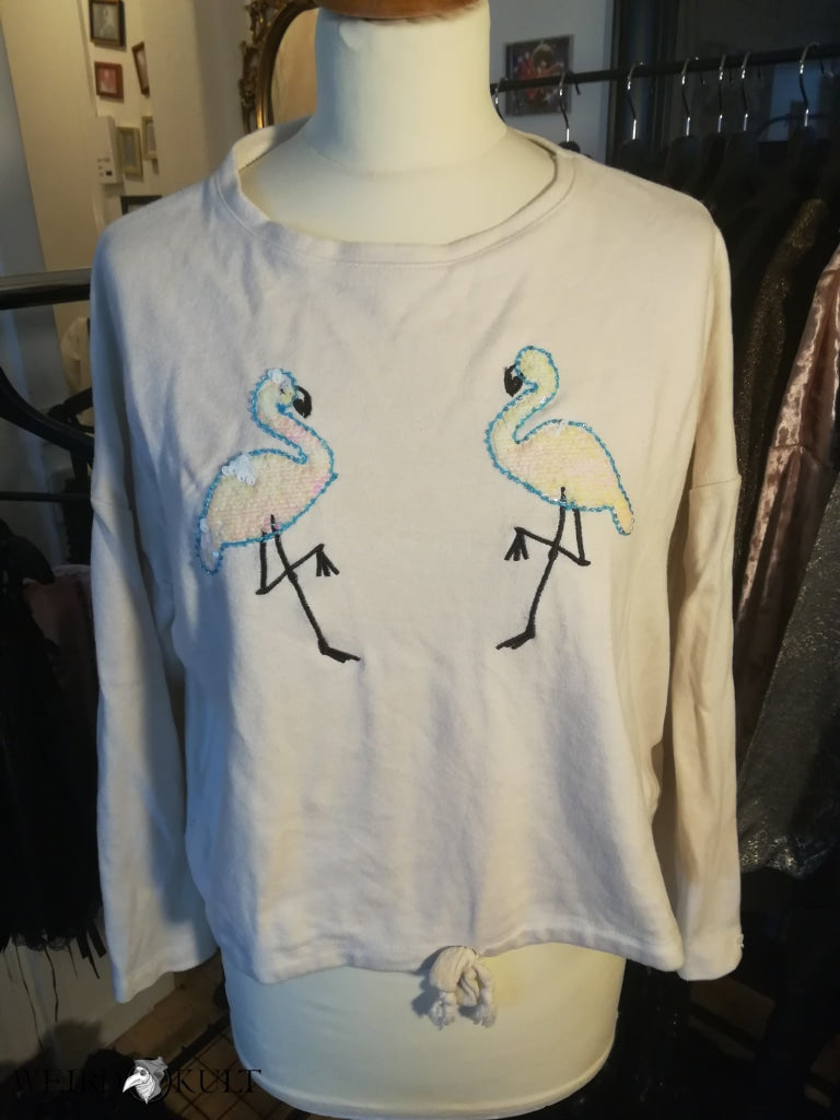 Warm White Flamingo Shirt