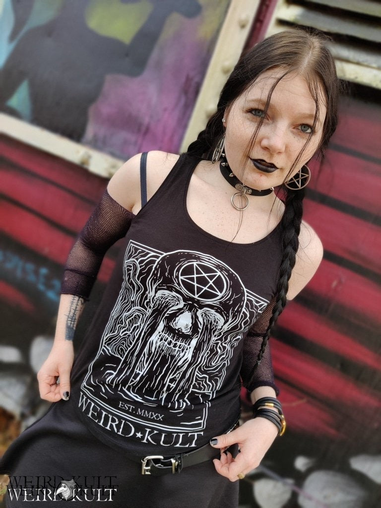 Tanktop - WEIRD KULT Skull Fountain Tanktop