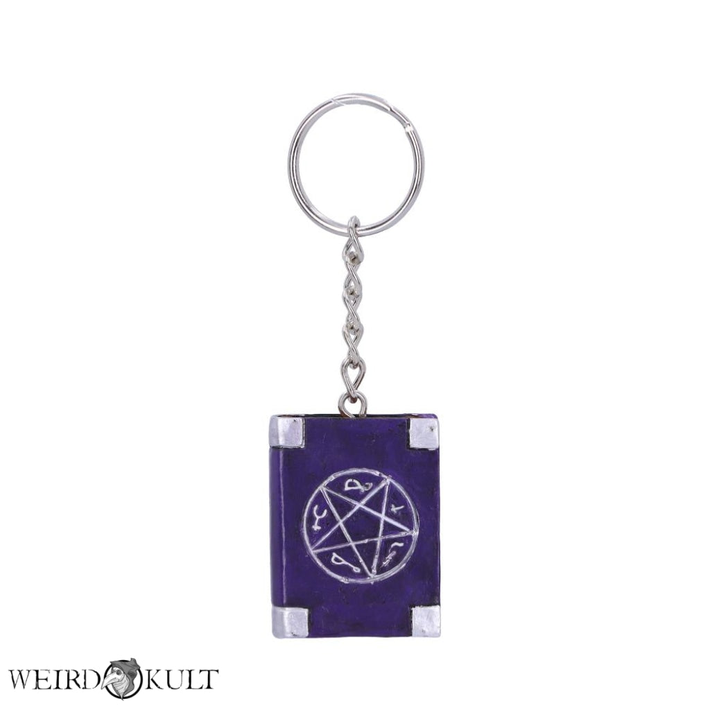 Witches Grimoire Book Of Spells Keyring Nøgleringe