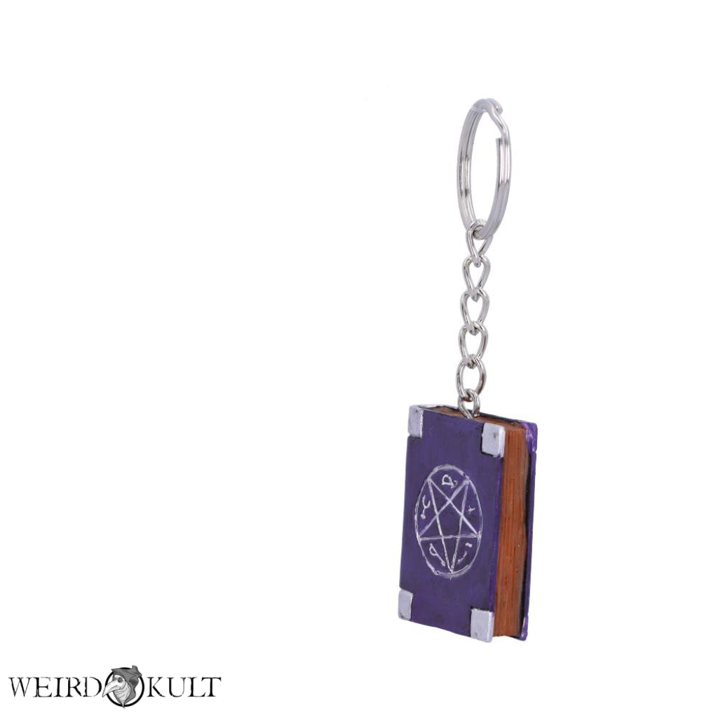 Witches Grimoire Book Of Spells Keyring Nøgleringe